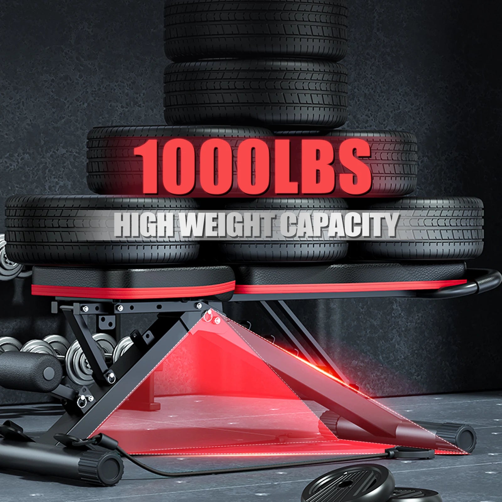 Foldable Home Strength Training Bench