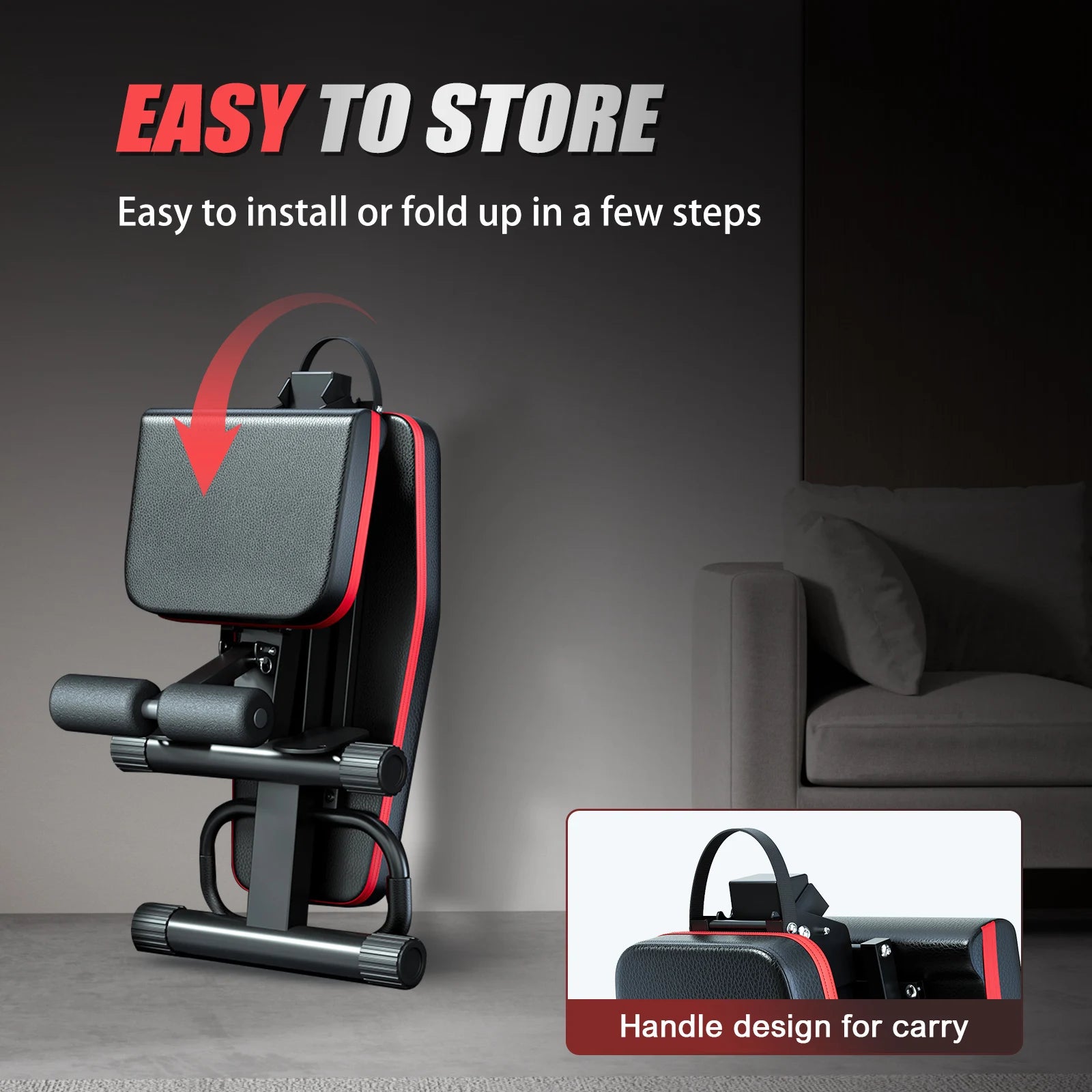 Foldable Home Strength Training Bench